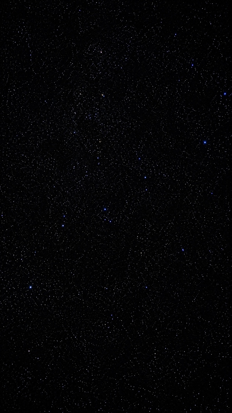 A dark night sky filled with stars